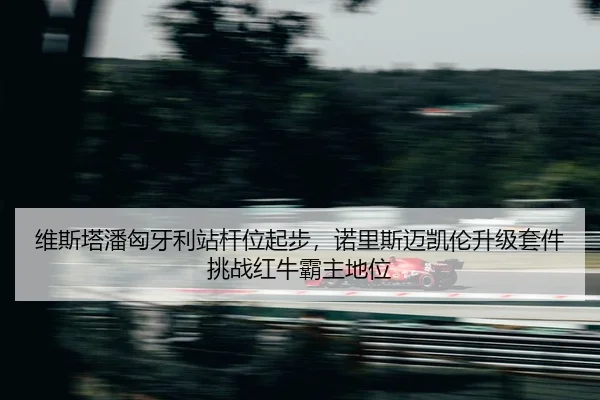 维斯塔潘匈牙利站杆位起步，诺里斯迈凯伦升级套件挑战红牛霸主地位